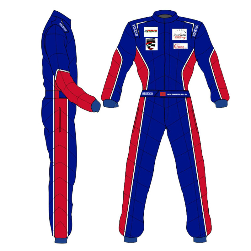 Combinaison Sparco Sprint (FIA) - Exemple de Personnalisation